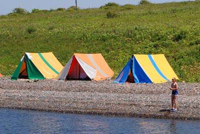 Жилые палатки для туристов